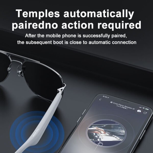 AI Camera Smart Glasses – Bluetooth Audio & Water-Resistant Design | CAM-014