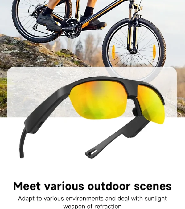 Bluetooth Smart Sunglasses – Touch Control & Voice Assistant | SUN-002