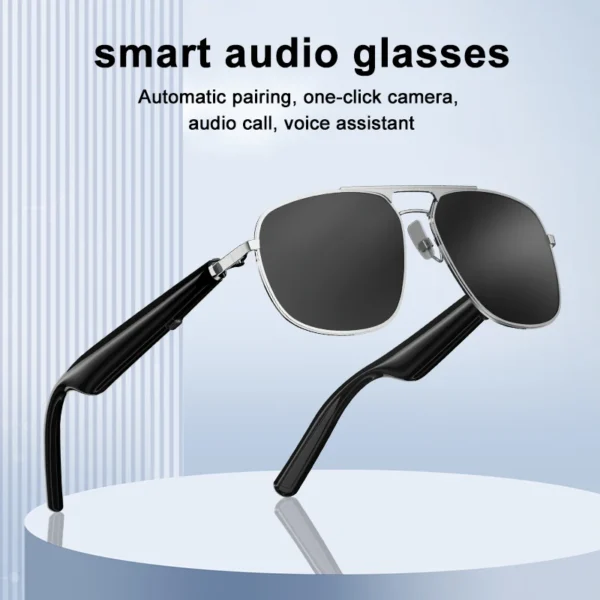 AI Camera Smart Glasses – Bluetooth Audio & Water-Resistant Design | CAM-014