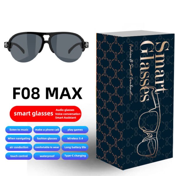 Bluetooth Smart Glasses – Touch Control & Hands-Free Calling | AUD-001