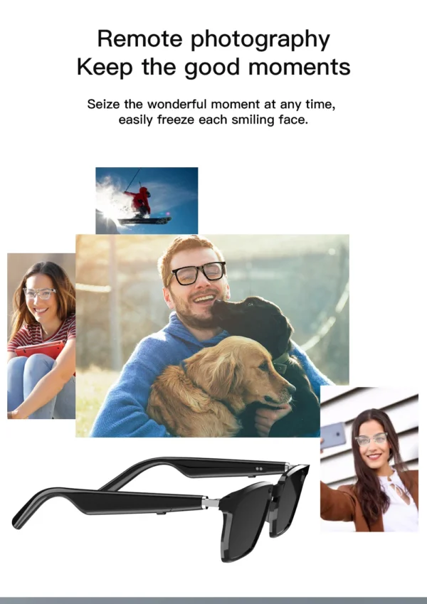 Open-Ear Bluetooth Smart Glasses – Hands-Free Calling & Magnetic Charging | OEA-002