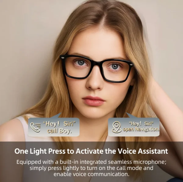 Bluetooth Smart Sunglasses – Blue-Light Filtering & Hands-Free Calling | SUN-003