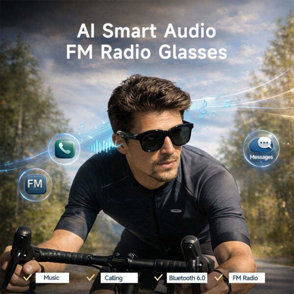 Open-Ear Bluetooth Smart Glasses – Bluetooth 5.4 Audio & Touch Control | OEA-001