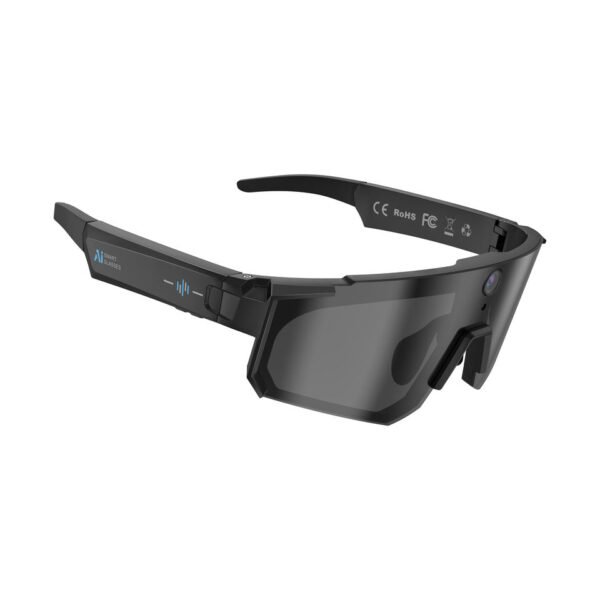 AI Camera Smart Glasses – Real-Time Translation & Bluetooth Audio | CAM-004