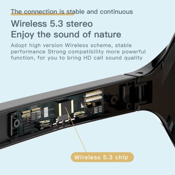 Bluetooth Smart Sunglasses – UV Protection & Hands-Free Calling | SUN-004