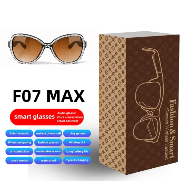 Open-Ear Bluetooth Smart Glasses – UV Protection & Navigation Support | OEA-006