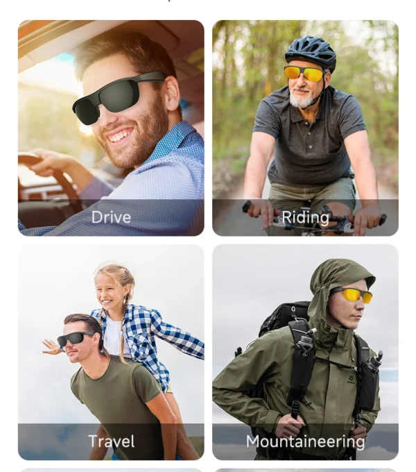 Bluetooth Smart Sunglasses – Touch Control & Voice Assistant | SUN-002