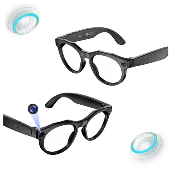 Ai Smart Glasses With Waterproof Wireless Music Call Video Recording Photo Recognition For Vlog